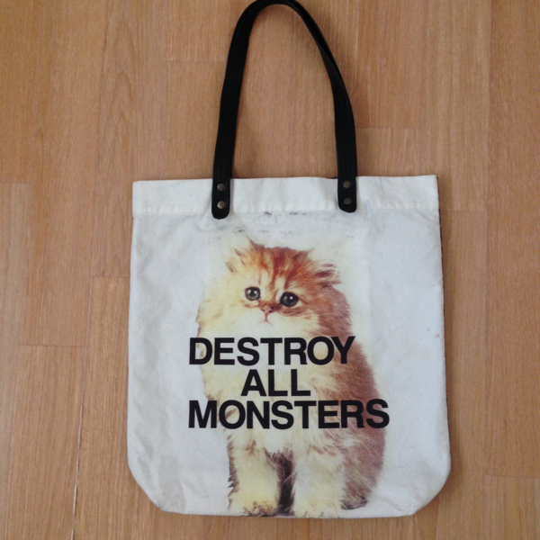 ヒステリックグラマーdestroy all monsters ネコ トートバッグ