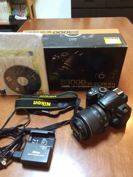☆美品☆Nikon ニコン D3000 18-55 レンズセット #21911 ☆美品☆Nikon