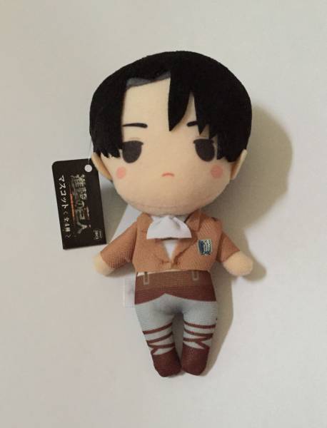 進撃の巨人 マスコット ぬいぐるみ リヴァイ タイトー プライズ