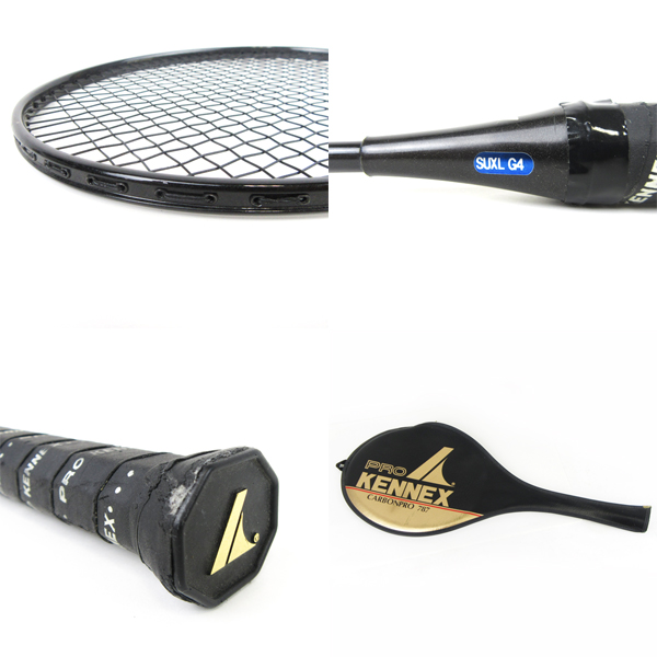 美品 プロ ケネックス CARBON PRO 787 バドミントンラケット 北μTK
