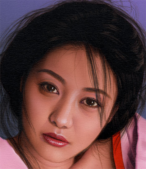 ◇吉田昭夫 美人画 「その気にさせて2」(人物画)｜売買された