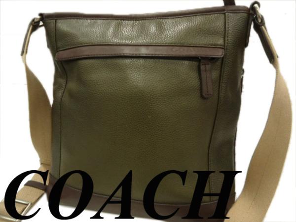 メンズ ショルダーバッグ コーチ レザー COACH バッグ COACHコーチ 斜 