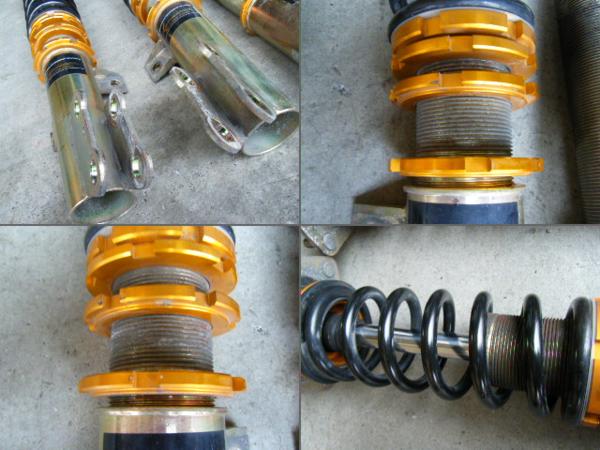 ノア70系車庫調ジャンク品 レアマイスター 車高調 121227KV ZRR70 ノア・ヴォクシー VOXY