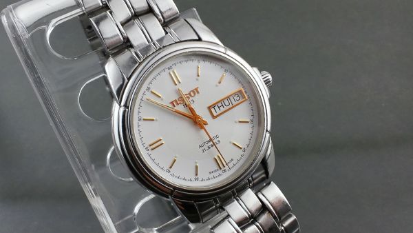 1円～◇メンズ腕時計 TISSOT ティソ 自動巻 21石 動作品 A660/760 
