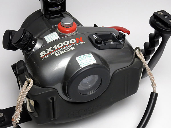 ◎水中カメラ SEA&SEA SX-1000 TTLN、ハウジング ／点検無し品・現状