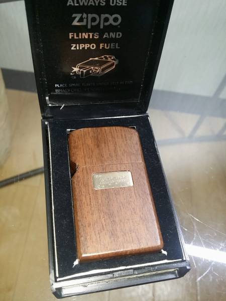 zippo　ウォールナット　ウッド　木製