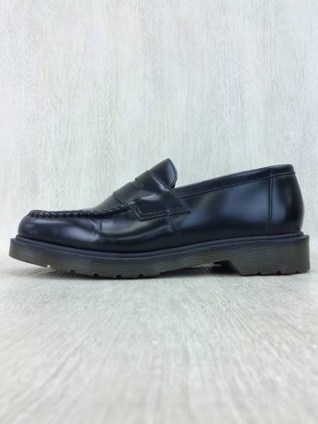 ◇ローファー&frasl;UK7&frasl;BLK&frasl;AW006 Dr.MARTENS◆ローファー/UK7/BLK/レザー