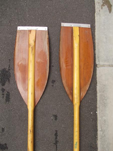 Kober standard KTJ カヌー/カヤック 木製パドル 二本セット 中古品