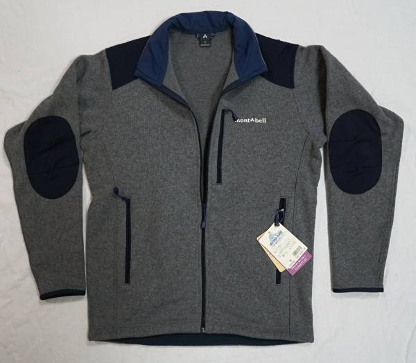 激安大特価，激安大特価，HOT モンベルのクリマプラス ニットジャケット Men's，M，ヘザーチャコール(ジャケット、上着)｜売買されたオークション情報、yahooの商品情報をアーカイブ公開 - オークファン その他