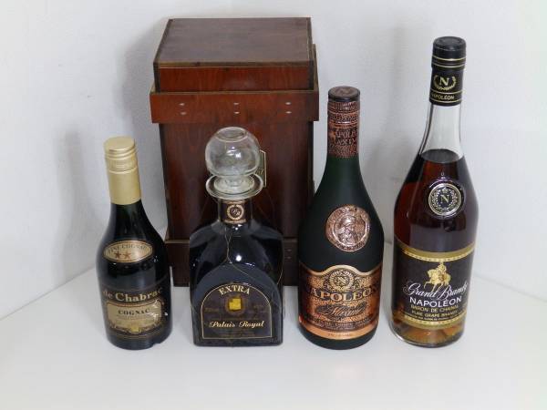 飲料・酒 【未開栓特級・ニッカ正規品】古酒ブランデー4本セット カミュXO/