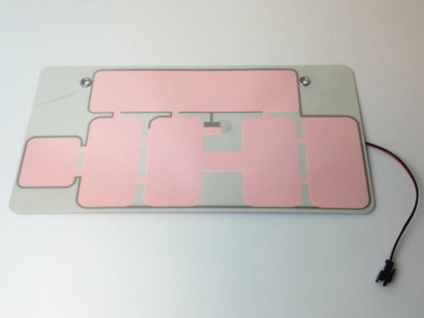 2枚セット 字光式ナンバー 超極薄 EL 字光ナンバー 12v車用_3