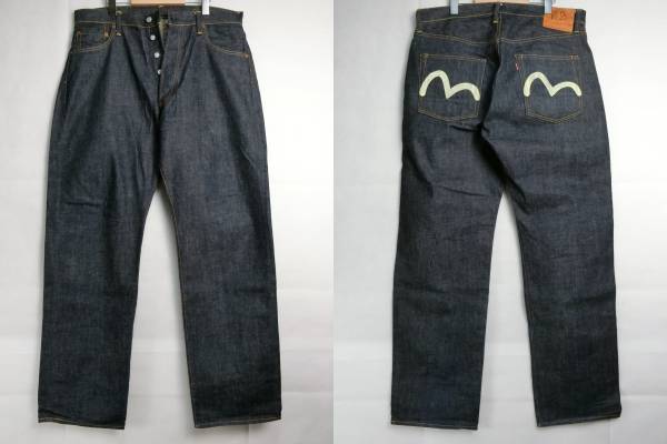 濃紺 EVISU エヴィス NO2 2001 白カモメ デニム W36 エヴィス 