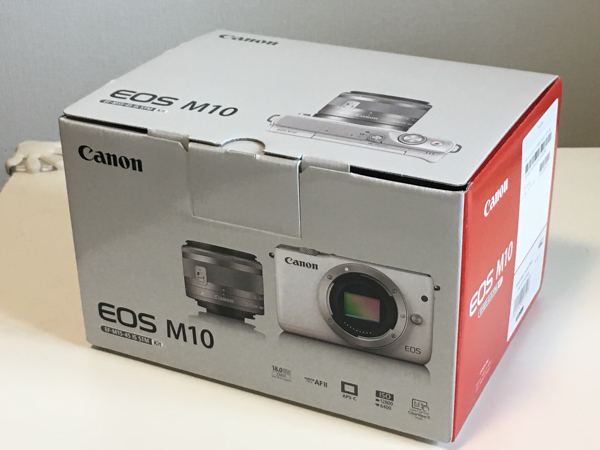 【新品】CANON キャノン EOS M10 EF-M15-45 IS STM レンズキット（ホワイト）＊送料無料＊