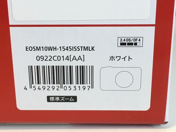 【新品】CANON キャノン EOS M10 EF-M15-45 IS STM レンズキット（ホワイト）＊送料無料＊