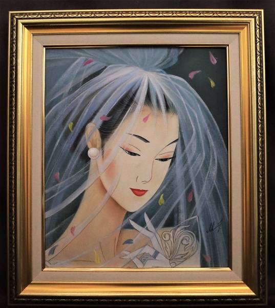 新作入荷，新品 □ 鶴田 一郎 □ 《 celebrate・祝》 美人画