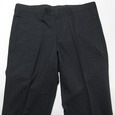 新品 ダーバン/D'URBAN IDD　春夏 ウールスラックス/W91/黒