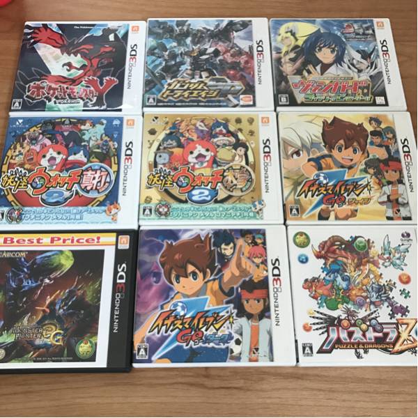 ゲームソフトまとめ売り,ポケモン、妖怪ウォッチ、モンハン