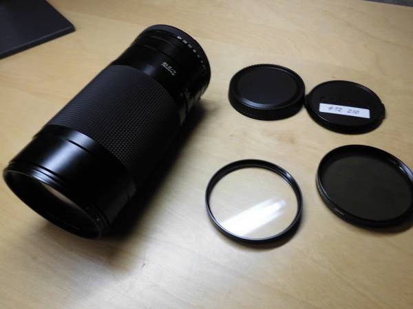 CONTAX　Carl Zeiss Sonnar F4 210mm カメラレンズ レンズフィルター付き コンタックス