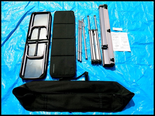 【キャンプ用/ベンチテーブル/美品】☆SOUTHFIELD/サウスフィールド☆テーブル&ベンチセット2☆