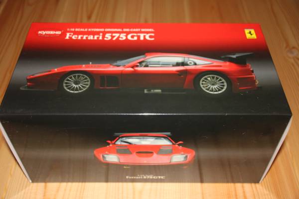 京商 1/18 フェラーリ 575 GTCレッド Ferrari 575 GTC By Kyosho 1⁄18