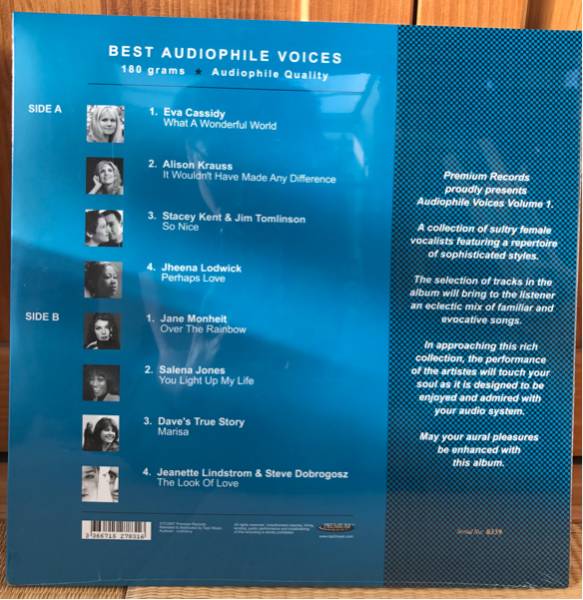 【激レア】超高音質コード 新品LP BEST AUDIOPHILE VOICES 激レア新品『LP（レコード）BEST AUDIOPHILE VOICES 』 激レア超高音質