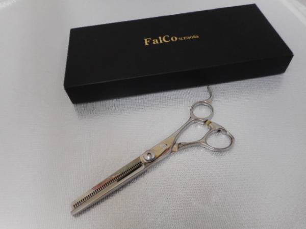FALCOファルコ シザー】 セニング すき鋏40目 美容師 理容師:A-006【中古】