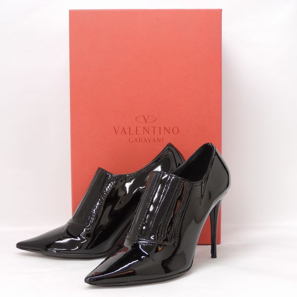 美品 ヴァレンチノ VALENTINO GARAVANI ショートブーツ ブーティー 36.5