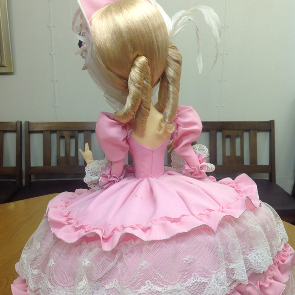 M4★　　昭和レトロ リボン印 　ＳＵＫＩＹＯ ＤＯＬＬ　フランス人形