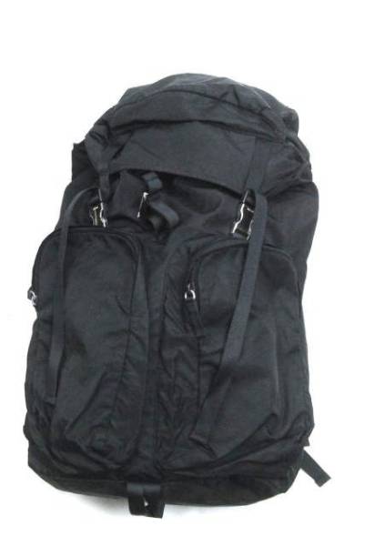 プラダPRADAナイロン リュック V136パックバッグ 鞄 黒 0156 【中古 