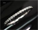【定価32万】 エタニティー 限定1点 ダイヤモンド 16石　0.15ct　18K 18金 リング ＃9　78