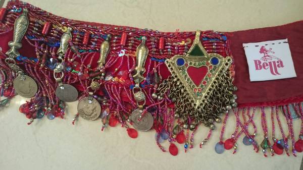 ベラ ベリーダンス衣装(赤)