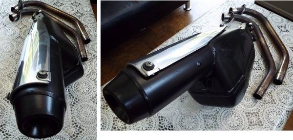 ヤマハSRX －1型用、エキパイ と マフラ－セット　中古品