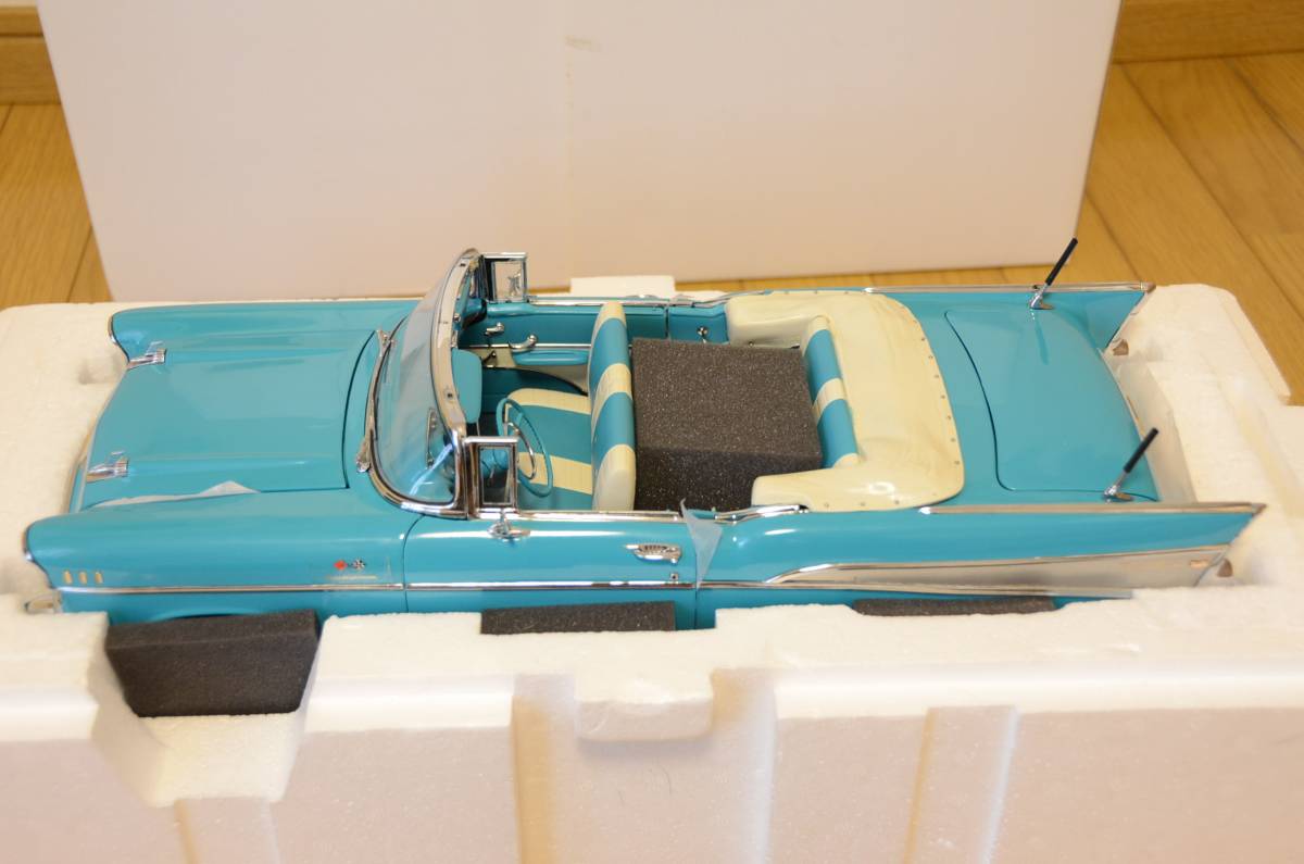 ダンバリーミント製1957年型シボレー・ベルエア・コンバーチブル 即決特典付※ ビッグスケール 1/12 ダンバリーミント 1957 シボレー