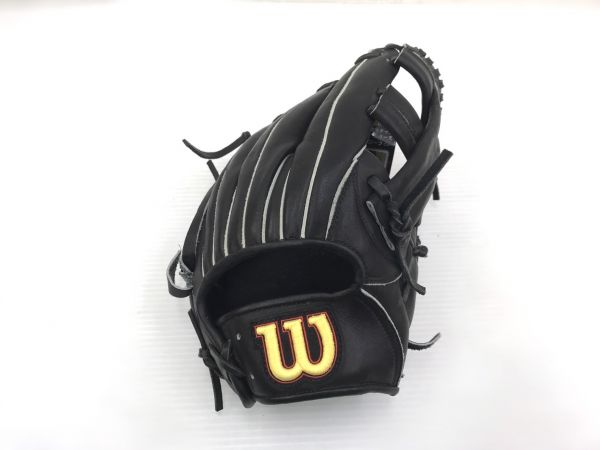 Wilson 黒 硬式グローブ 硬式用 左投手用 硬式・左利き用 Wilson 硬式