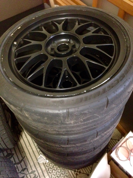 SSR シュバルツ 18インチ 8j +45 9j +35? 114.3 5穴 メッシュ POTENZA RE070 225 40 18