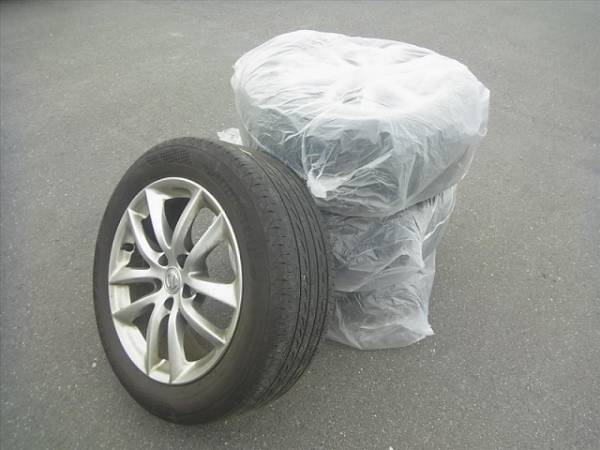 日産　スカイライン　V36 純正　アルミ付きタイヤ　225/55R17 97W