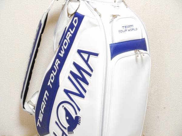 ホンマツアーワールドのゴルフバック美品 TOUR ツアーワールド WORLD ホンマ HONMA 本間ゴルフ TW キャディ