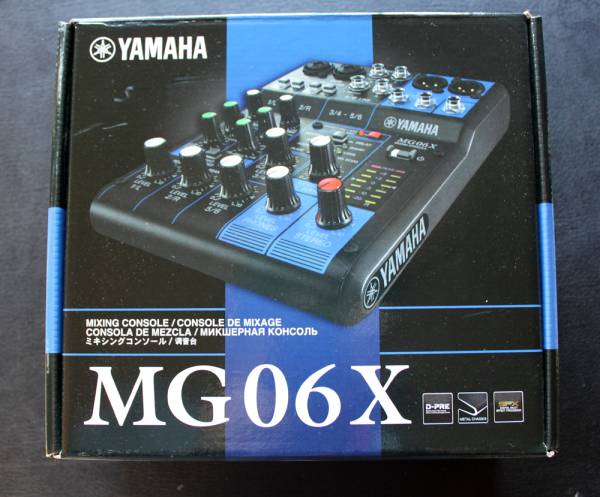 配信機器・PA機器・レコーディング機器 MG06X YAMAHA Yamaha MG06X 美品 小型ミキサー リバーブ等搭載！ 配信機器・PA機器