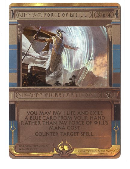 MTG 意志の力 Force of will マスターピース 英語 Foil 日本語パック版 Amonkhet Ivocations アモン ...