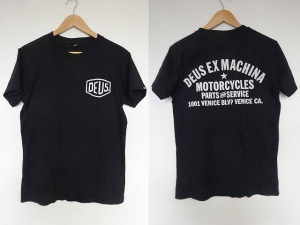 ★DEUS EX MACHINAデウスエクスマキナTシャツUSA製Mブラック