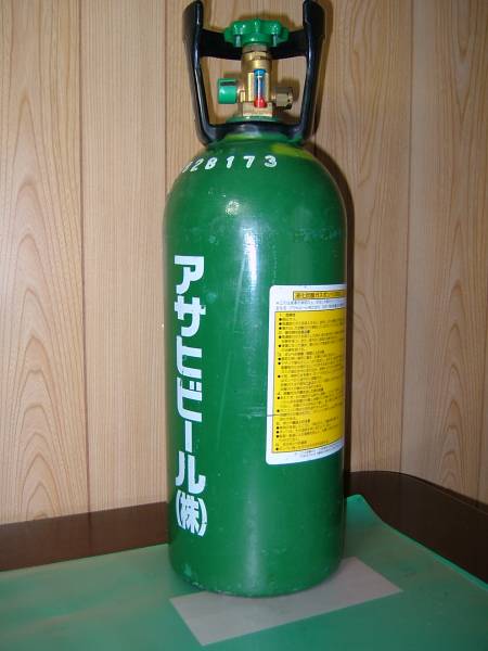送料1390円～○空ボンベと交換 炭酸ガスボンベ 5Kg ミドボン 液化炭酸 