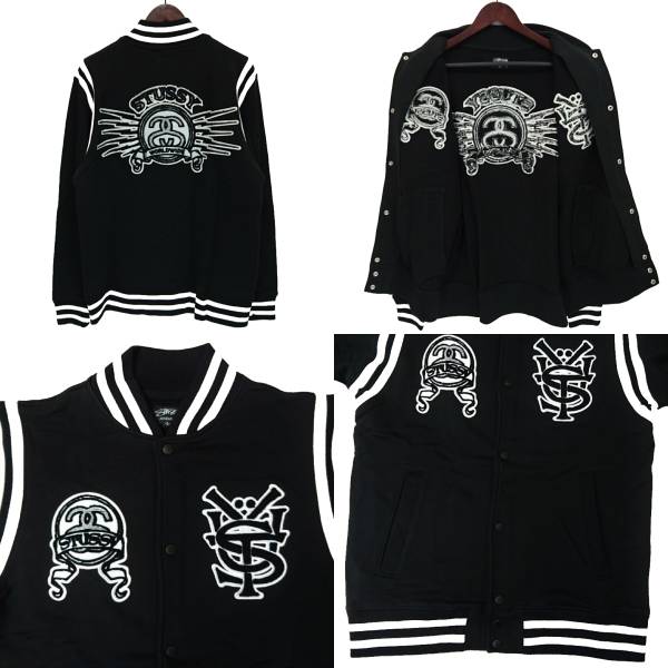 新品 未使用 STUSSY ステューシー シャネルロゴ ワッペン スウェット