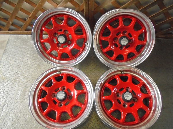 N618】スプリントハート アルミホイール 14x6J +35 100 4穴 4本