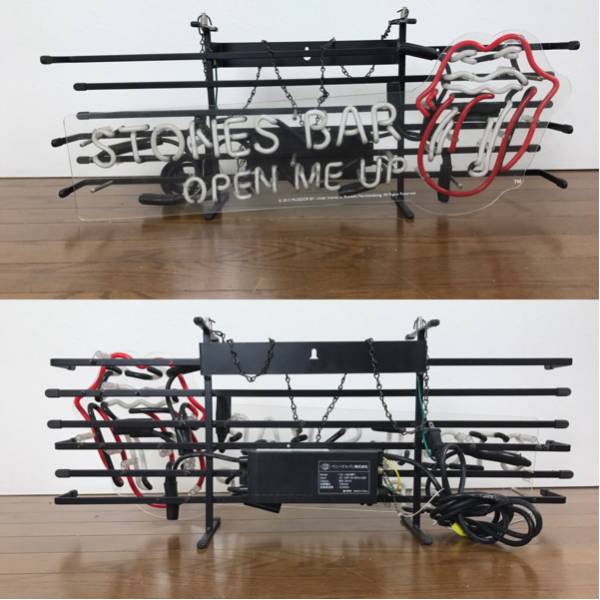 STONES BAR OPEN ME UP ネオンサイン ローリングストーンズ STONES BAR OPEN ME UP ネオンサイン ローリングストーンズ