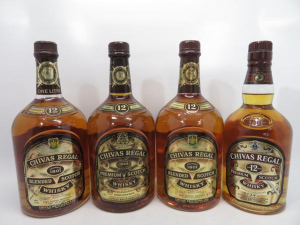 シーバス12年 ウイスキー 750ml 4本セット 新品未開封
