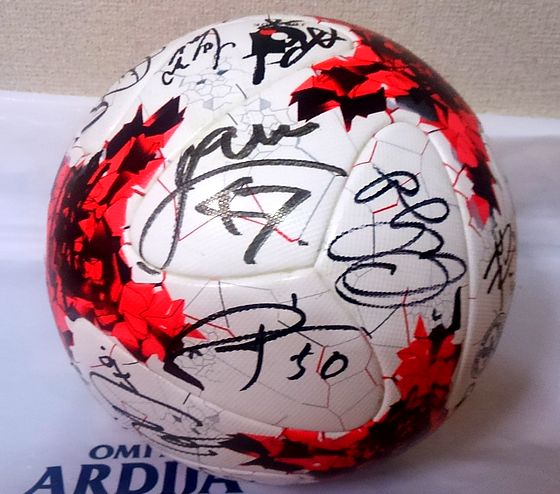 新品▼大宮アルディージャ全選手サイン入りボール　◆Jリーグ公式試合球　クラサバ　送料安_3
