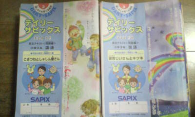 SAPIX 3年国語 Daily Sapix ほか教材セット サピックス SAPIX＊デイリーサピックス＊3年 小3／国語＊全18