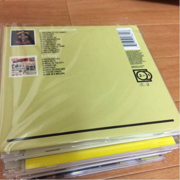 紙ジャケ 限定盤 2CD 「アペタイト&ライズ」ガンズアンドローゼズ GUNS N' ROSES appetite for destruction gn'r lies_2