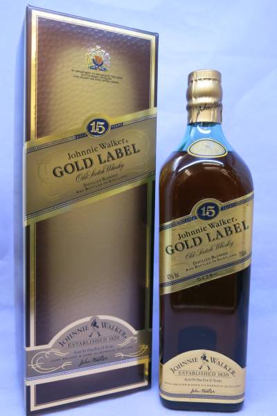 ジョニーウォーカー ゴールドラベル 15年 750ml 43% 未開栓 箱付