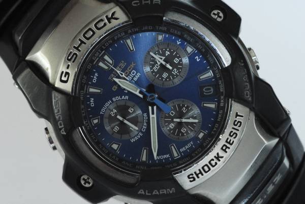 １円～　Gショック　GIEZ　GS-1000J　電波ソーラー　電波受信中　美品